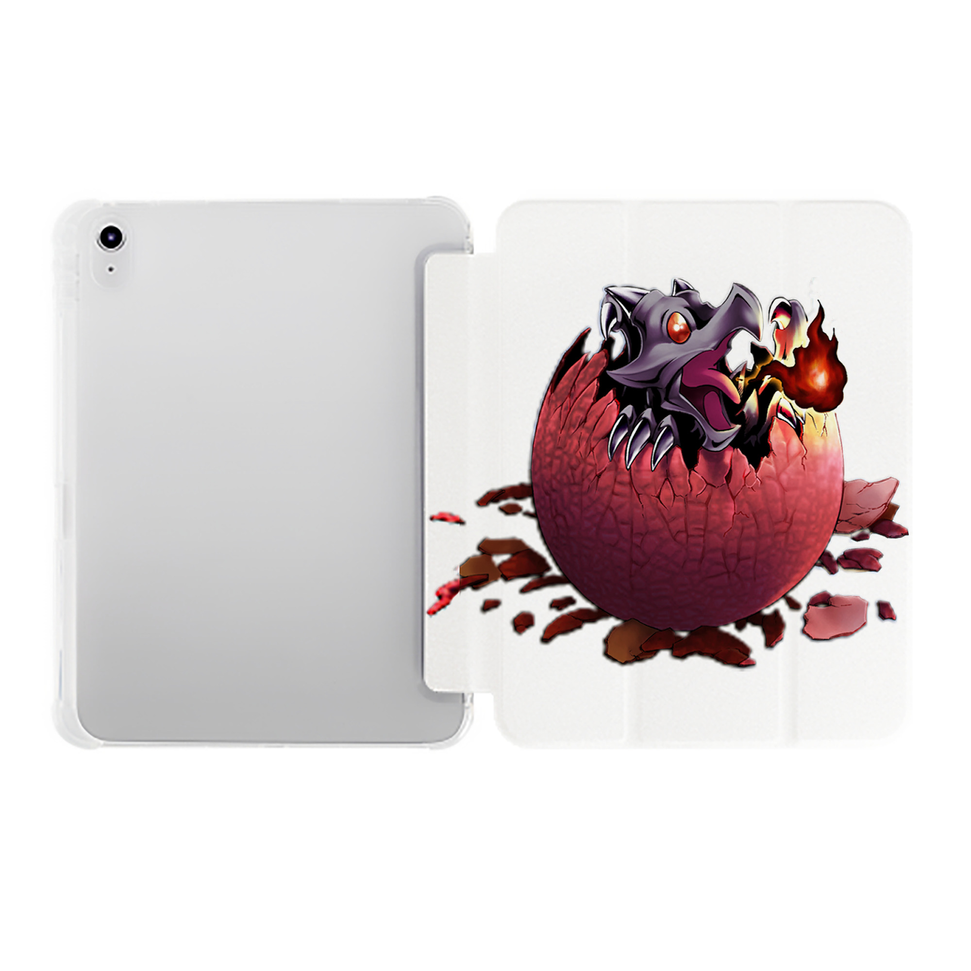 （画像用） 遊☆戯☆王 Yu-Gi-Oh! IPad ケース ペン収納付き 三つ折りスタンド PUレザー×シリコン 対応機種9.5/10.5/10.9インチ